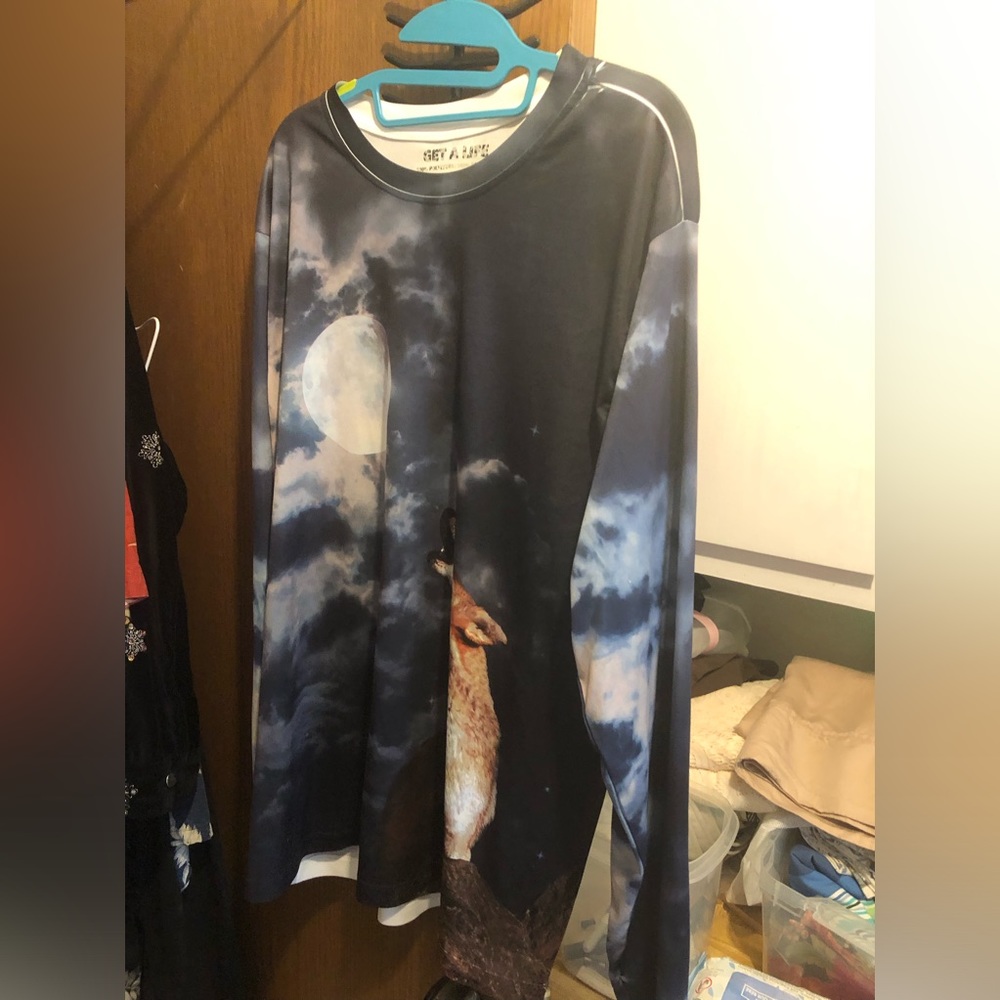 🎃Get a Life Wolf Photographic Tee - 693 *tee deal $20 or $15 w/offer